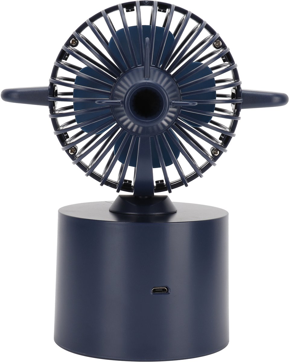 Oscillerende mini-ventilator in vliegtuigvorm – draagbare, oplaadbare USB-ventilator voor thuis en op kantoor