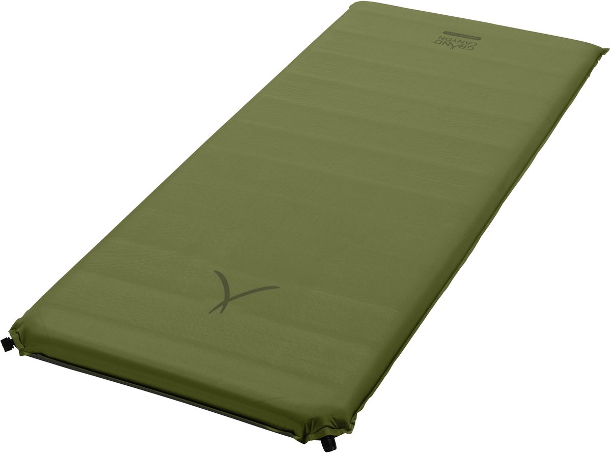 GRAND CANYON Matte HANCOCK 7.5 XW Selbstaufblasende Campingmatte, 198 x 76 cm, 7,5 cm Komfortschaum, R-Wert 6.5 bis -27 °C, extra breit & besonders komfortabel