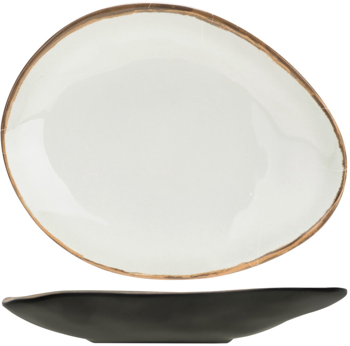 Cosy & Trendy Plato Unbreakable Bord Ovaal 14.5x11.5x2