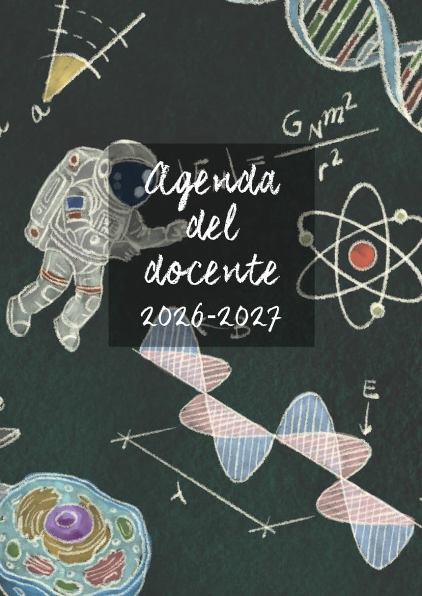 SnelShoppen - Agenda Docente 2026-2027 A4 met Wetenschappelijke Cover, Perfect voor Leraren, Onderwijs, Planning, Organisatie en Notities