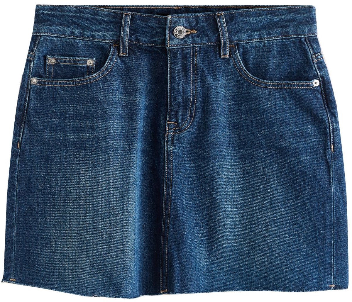 Next - Dames - Denim minirok - Tall - Blauw