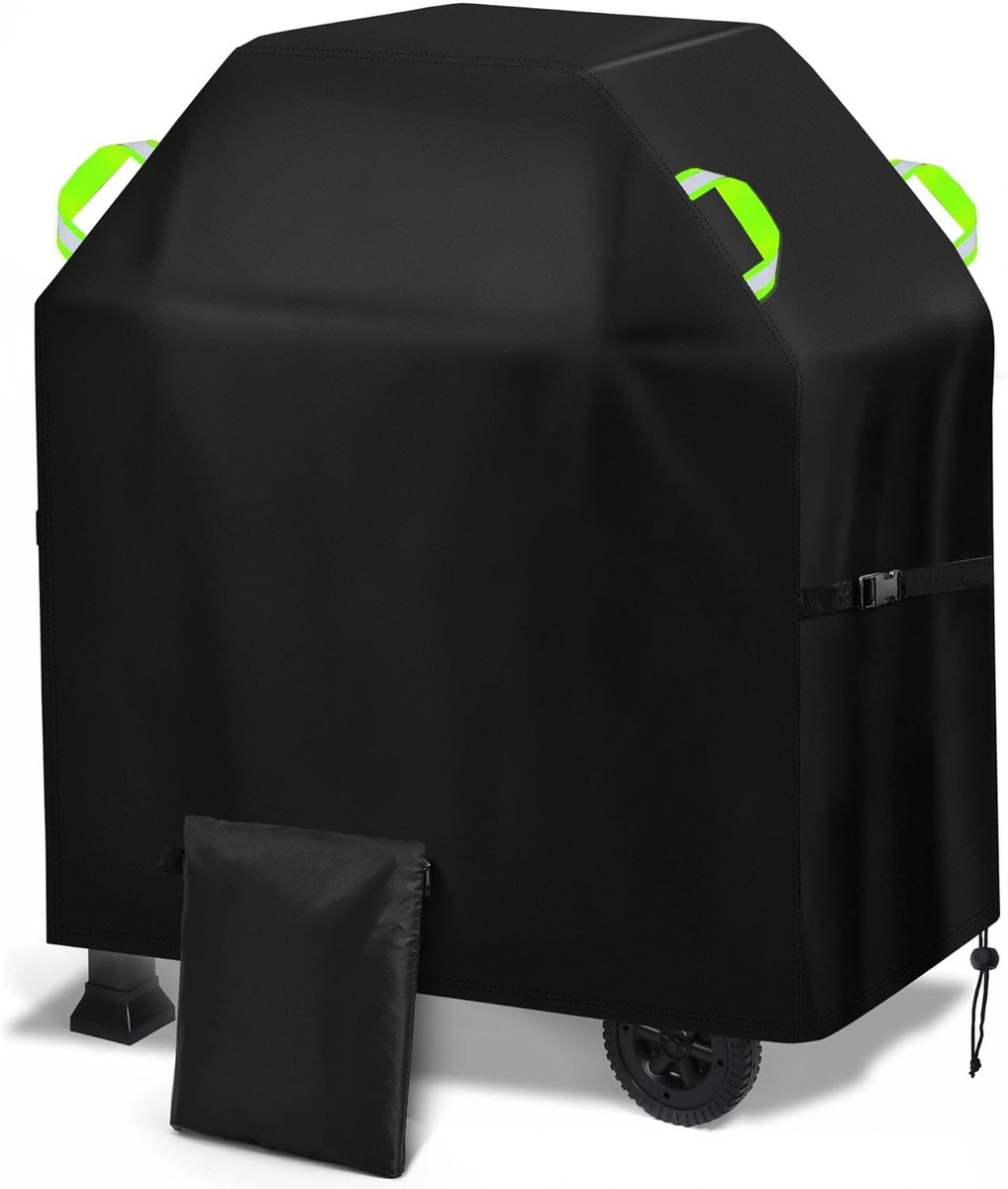 SnelShoppen - Gucass Grillhoes 420D Oxford Weerbestendig 90x70x110 cm - Waterdicht, Winddicht, UV-bestendig Grillbeschermhoes voor Gasbarbecue, Tuin,
