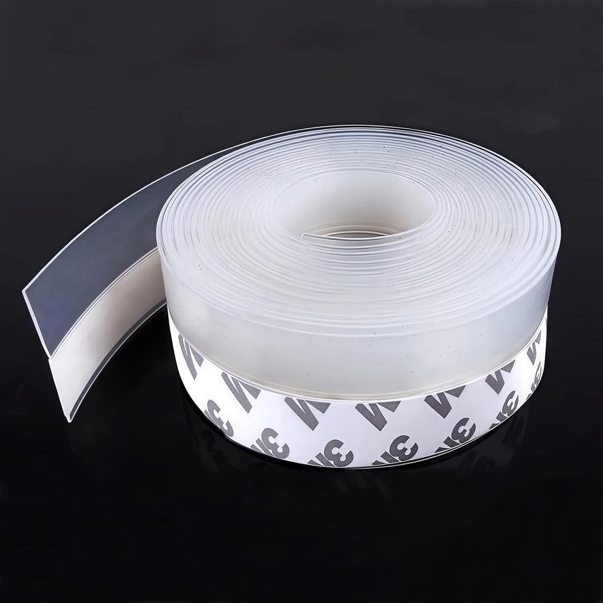 SnelShoppen - Siliconen Afdichting Deurstrip Bodem, Zelfklevende Tochtstrip voor Deuren en Ramen, 5 m x 35 mm, Weerstrippen voor Spleetafdichting en T