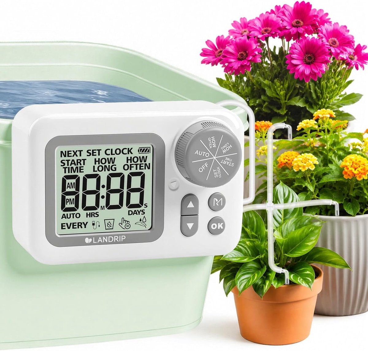 SnelShoppen - Automatisch Bewateringssysteem voor Kamerplanten - Irrigatieset voor Maximaal 15 Potplanten - Waterbesparend en Instelbaar - Ideaal voor