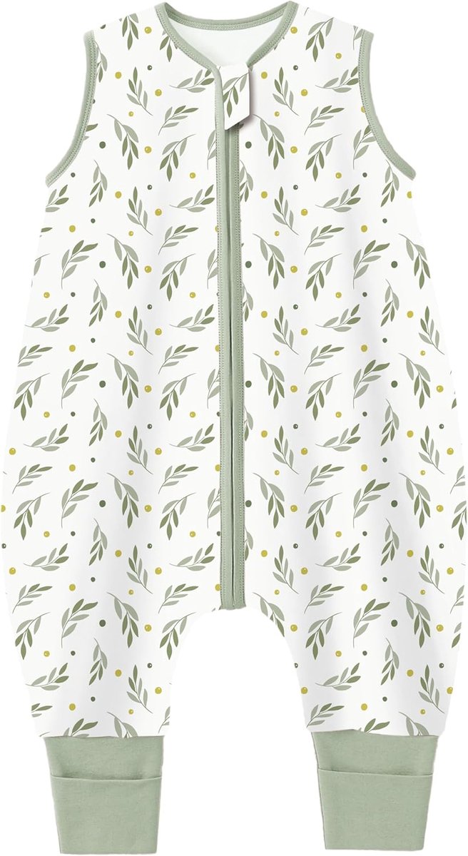SnelShoppen - Babyzomerslaapzak met Voeten 0,5 TOG, Ongewatteerd 100% Katoen, Comfortabele Kinderslaapzak voor Jongens en Meisjes, Ideaal voor Thuis e