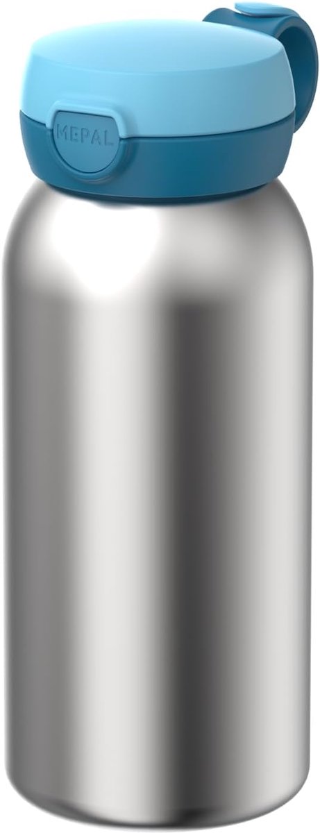 Thijox - Isoleerfles 500ml met Flipdop - Lekdicht, Duurzaam en BPA-vrij - Houdt Dranken Op Temperatuur - Cool Blue - Perfect Voor School, Werk en Onde