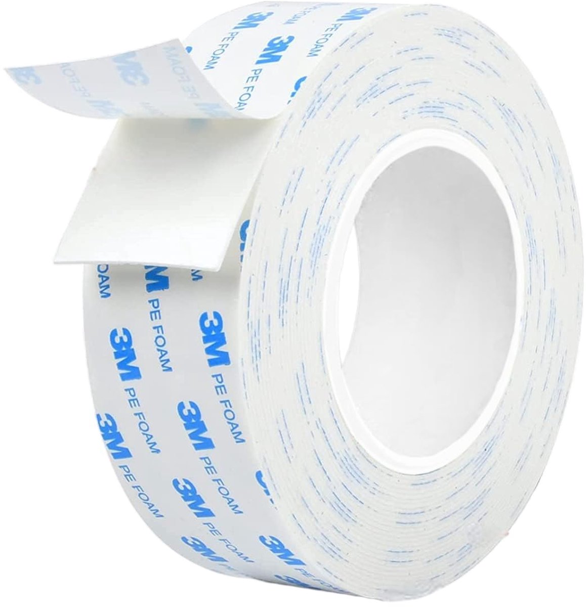 SnelShoppen - Dubbelzijdige Schuimtape 1600T - Waterdicht, Voor Zware Objecten, PE-Schuim, 19 mm x 3 m, Perfect Voor Bevestiging Van Objecten En Foto'