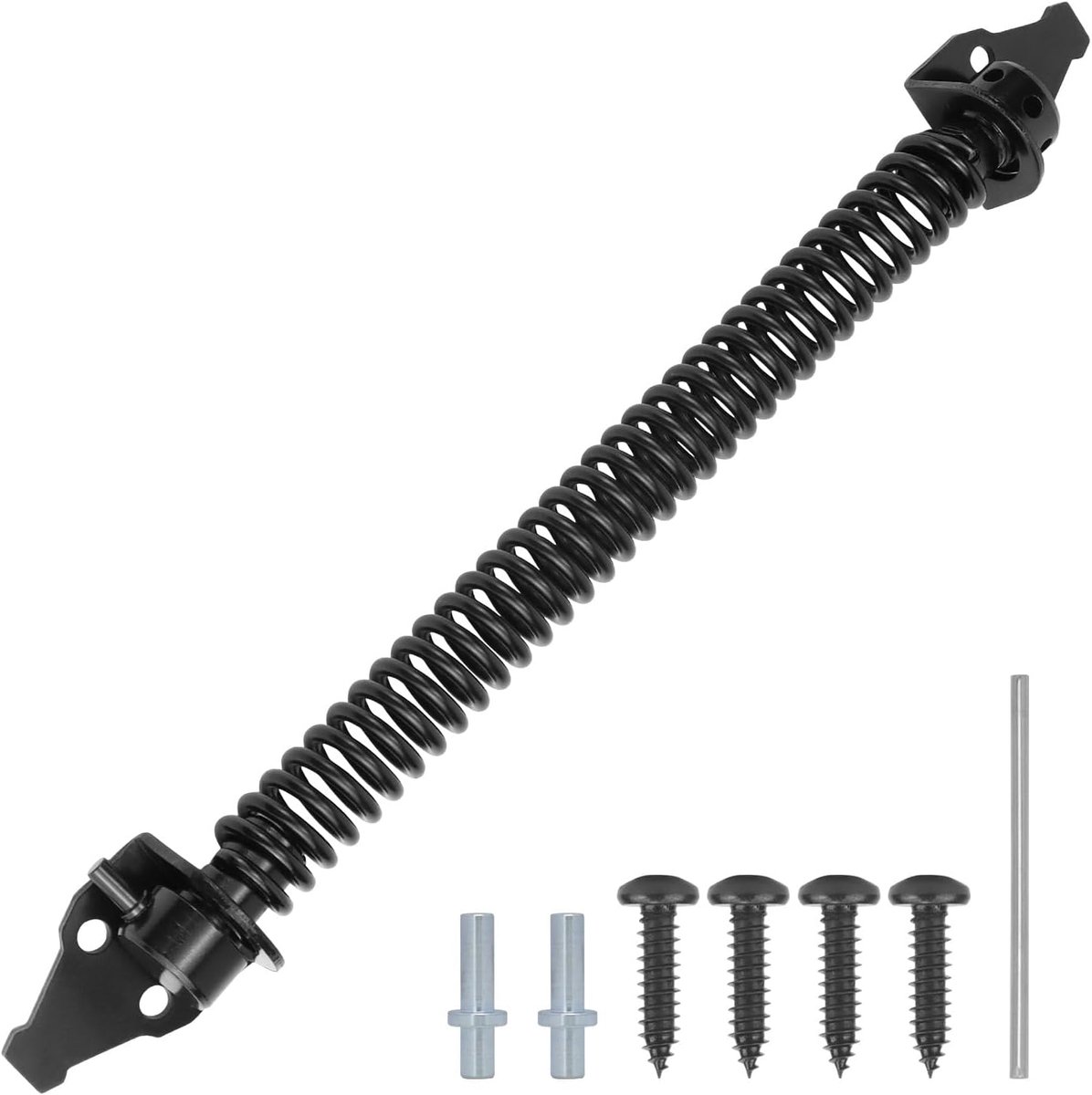 SnelShoppen - Automatische Deur Sluiter 36cm - Verstelbare Carbon Stalen Spanning Veer voor Tuindeuren, Huishoudelijke Deuren & Hekken