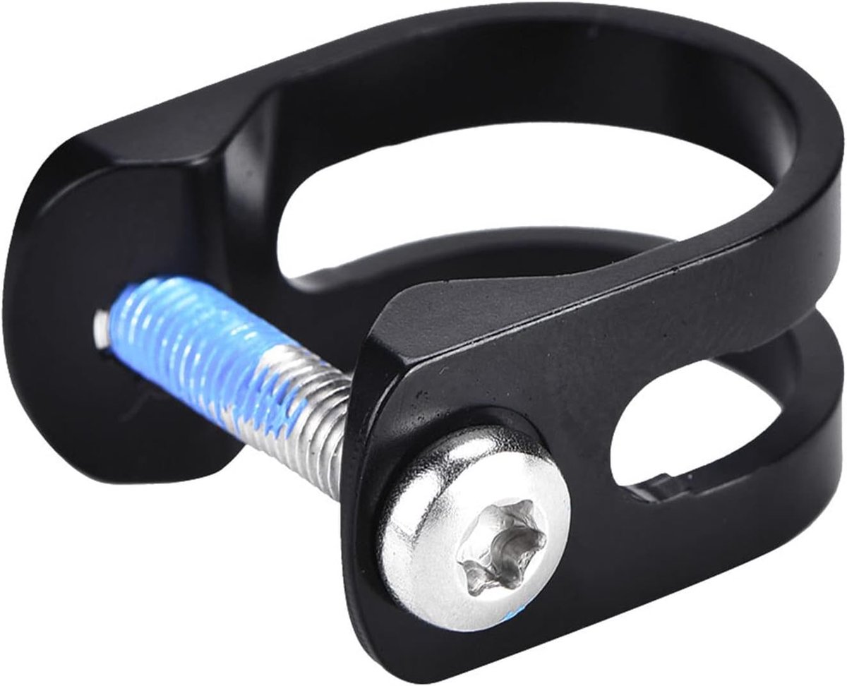 SnelShoppen - Fietsklem Aluminium Remhendel Klem voor Trekker - Duurzaam Zwart - Geschikt voor Sram Avid E7 E9 X0 Gids R RS RSC - Fiets Accessoire