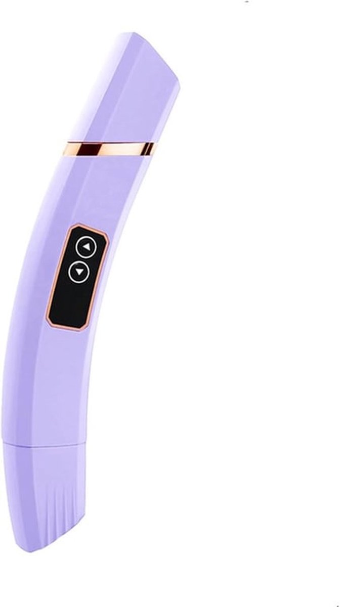 Ontharingsapparaat - 1 stuk - Scheerapparaat met dubbele kop - Elektrische trimmer - 21,2 x 3,2 x 3,2 cm - USB oplaadbaar - Draagbaar ontharingsapparaat - Geschikt voor de gevoelige huid van oksels, schaamstreek, ledematen en onderarmen - Paars
