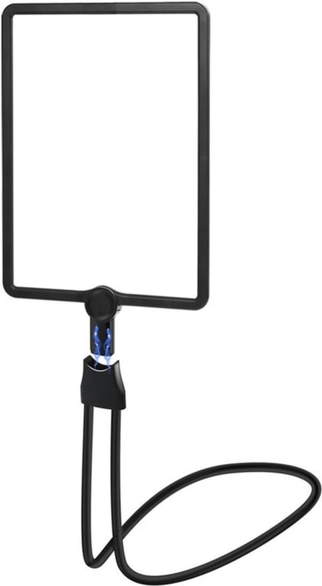 Leesloep - Oplaadbare LED Vergrootglas - 5x Vergroting - 1000mAh Batterij - 50LED Dimbaar - Hangend/Handheld/Statief - Voor Ouderen en Cadeau