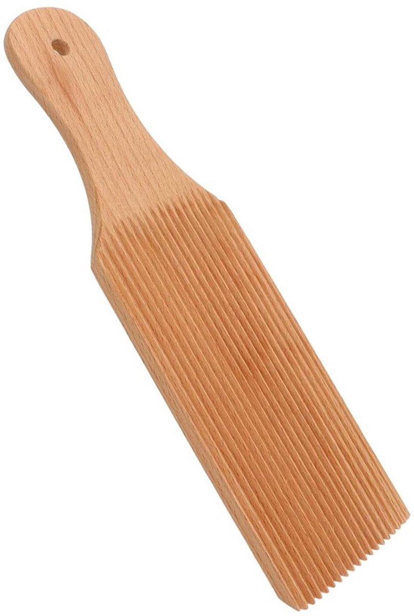 Houten gnocchi plank - eenvoudig deeg maken - 1 stuk - beukenmateriaal