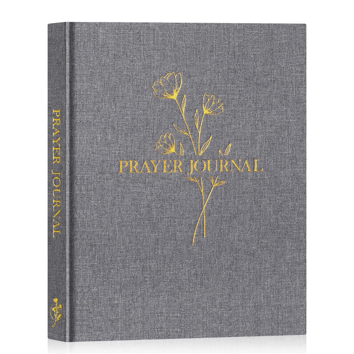 Thijox - Gebedsdagboek voor Vrouwen en Mannen, 68 Weken Linnen Bijbelstudiedagboek, Christelijk Gebed, Notitieboek Planner met Schriftvers, Devotionee