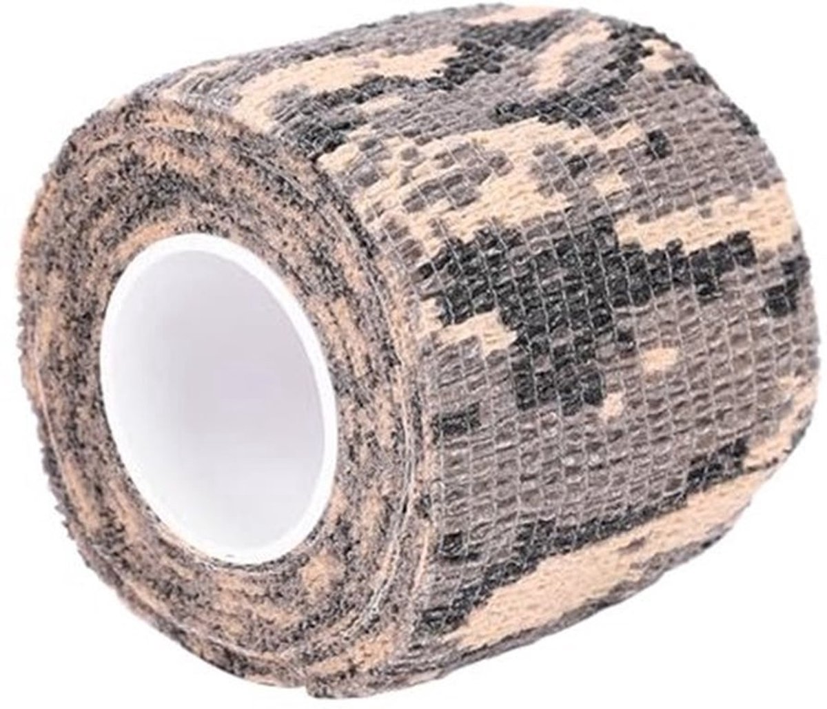 Camo Camouflage Tape - 4.5m x 5cm - Zelfklevende Niet-geweven Materiaal