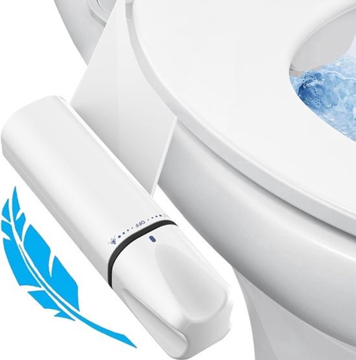 Bidet - Toiletkraan - Met 2 sproeiers - Bidetinstallatie - Zelfreinigende sproeier - Instelbare waterdruk - Eenvoudige installatie