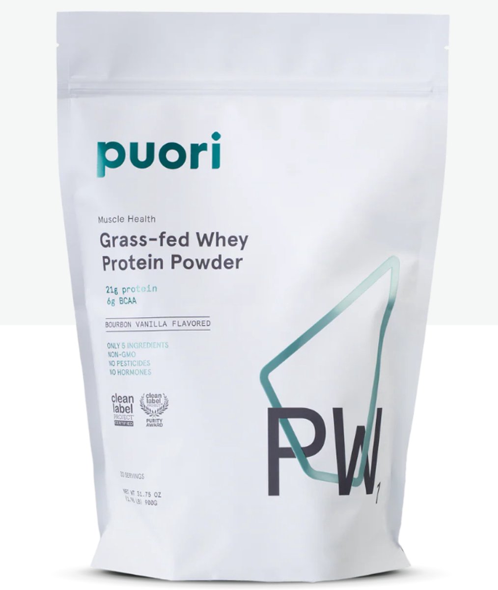 Puori - PW1 - Grass-fed Whey Protein Powder - 900 gram - 30 servings