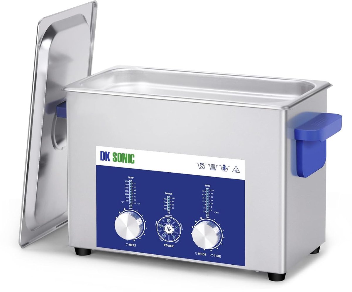 SnelShoppen - Ultrasonische Cleaner 4L, 120W, Professionele Reinigingsmachine met 5 Modus en Verwarming voor Brillen, Sieraden, Horloges en Munten
