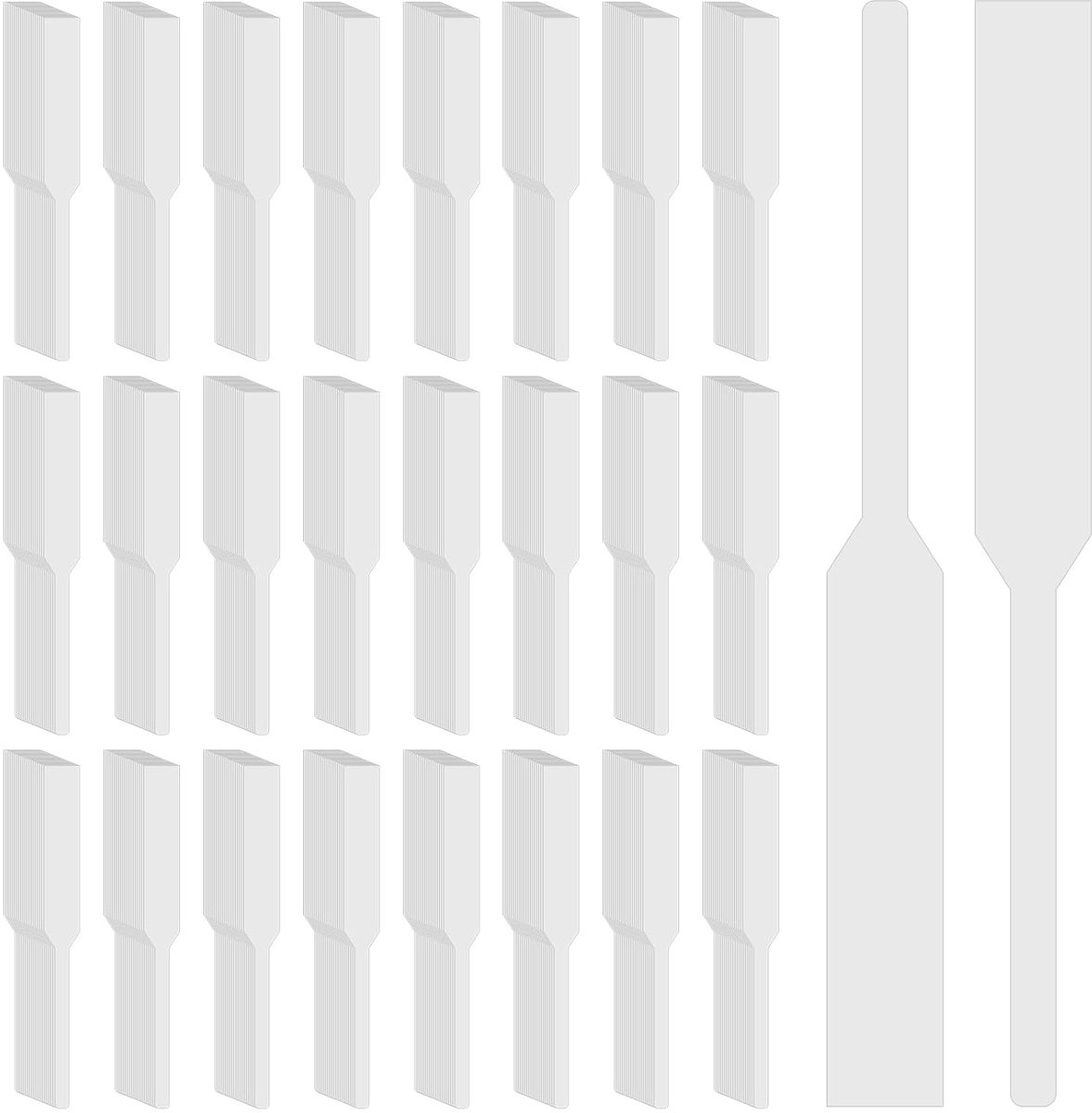 SnelShoppen - 200 Stuks Perfume Tester Strips Geur Test Strips Cologne PTC Papier voor Aromatherapie en Parfum Maken - Disposable Blotters voor Essent
