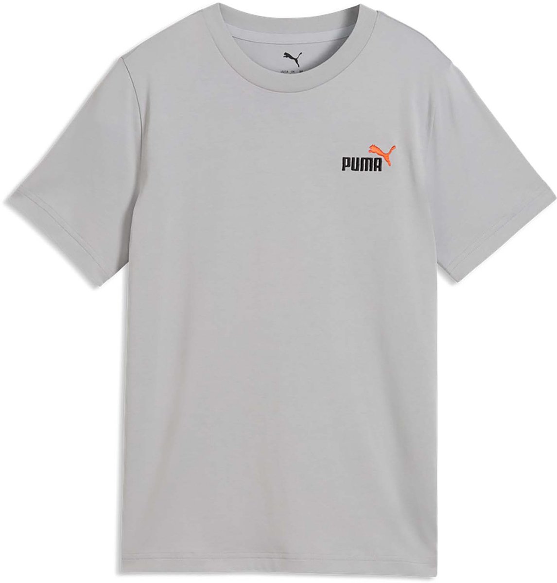 Puma T-Shirt Ess 2 Color Small No. 1 Logo Tee B Fashion Wear Kinderen Grijs