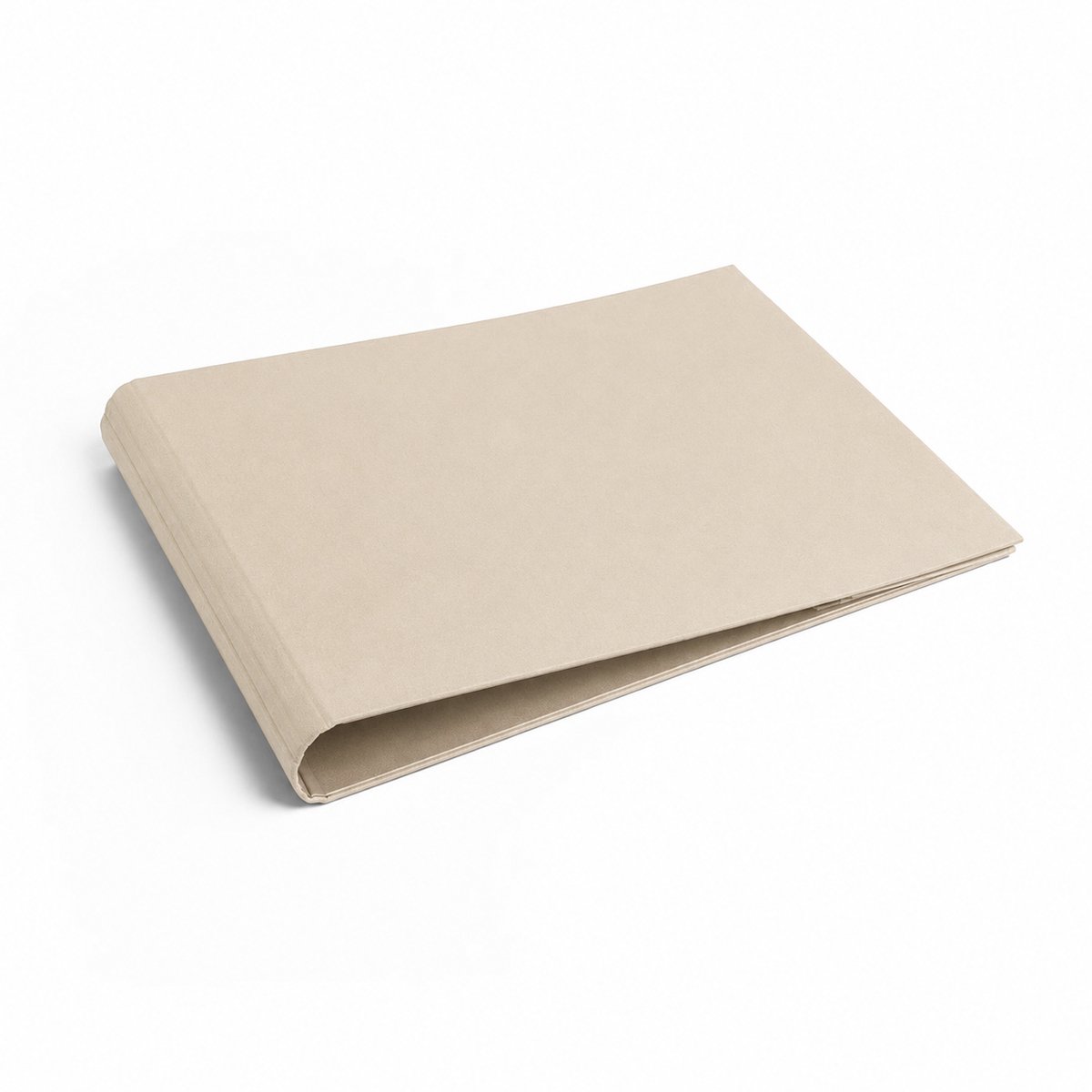 Ringband A4 landscape met ronde rug Beige