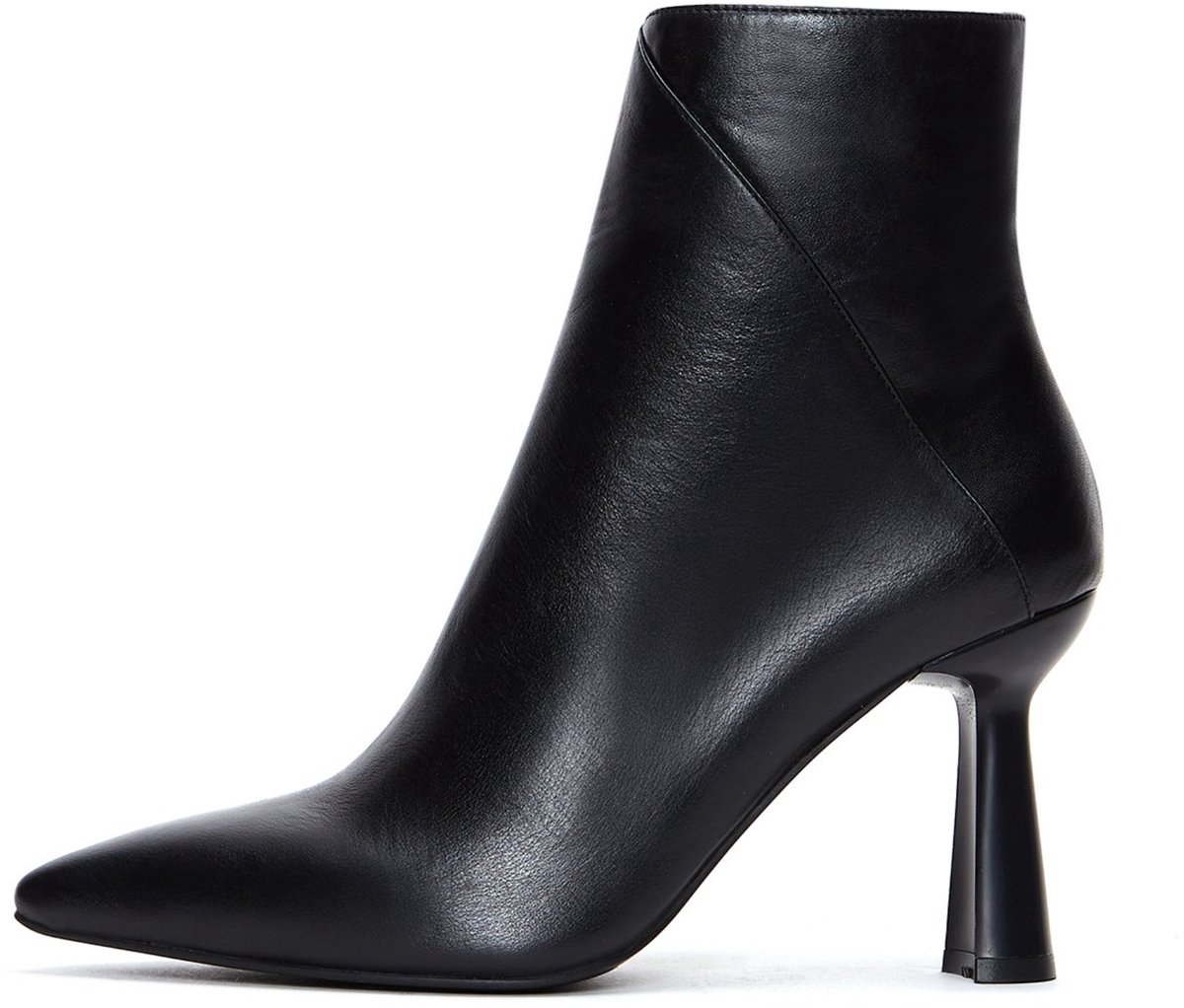 DERIMOD Heeled Ankle Boots Leather Heeled Ankle Boots