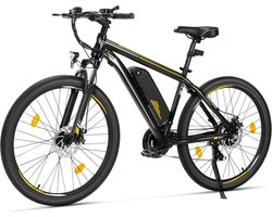 Touroll U1 26 inch Elektrische Fiets / E-bike - 250W Motor 45Nm - Tot 65 km Actieradius - Shimano 21 Versnellingen - Voorvering - Schijfremmen