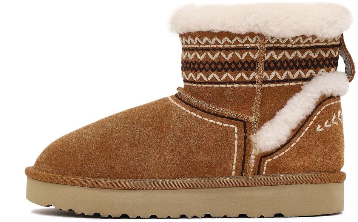 DERIMOD Teddy Boots Suede Leather Teddy Boots