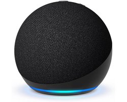 Draadloze Bluetooth-luidspreker — Krachtig geluid — Slimme luidspreker met Wi-Fi en Bluetooth — Antracietgrijs