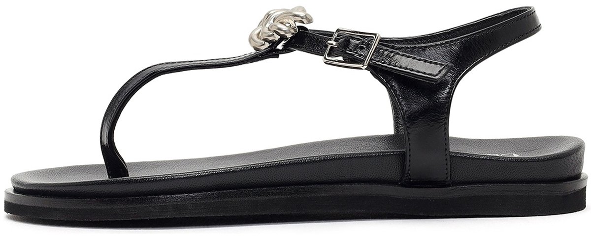 DERIMOD Sandalen Patent Leren Sandalen