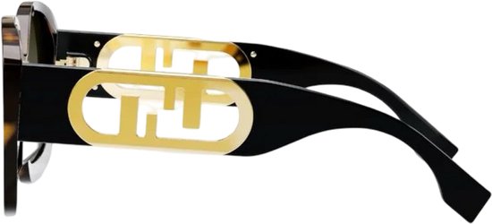Fendi FE40048U 52F Zonnebril - Dames - Bruin van Fendi — afbeelding 2