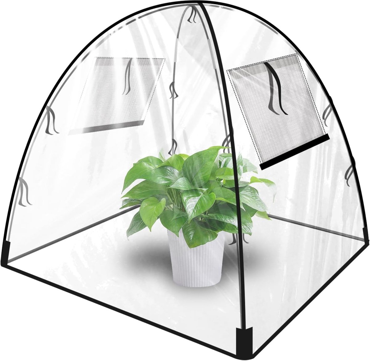 Pop-up mini broeikas van transparant pvc - beschermfolie voor planten binnen en buiten - voor groenten, planten en bloemen
