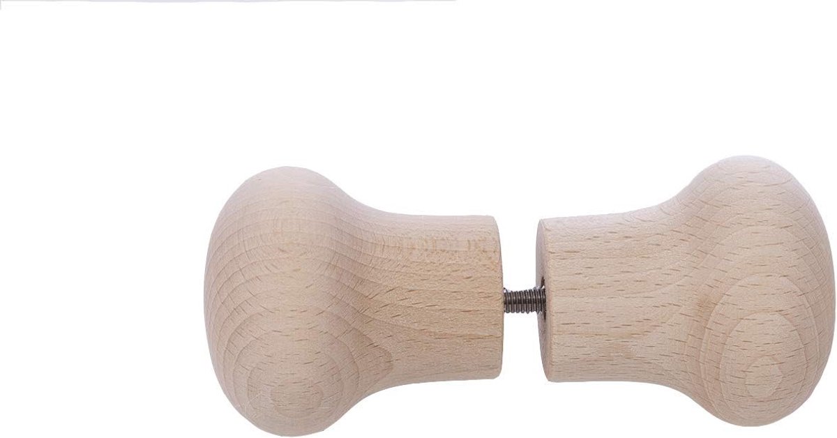 SnelShoppen - Houten Saunadeurknop Set - 1 stuk - Binnen & Buiten Hout - Perfect voor Sauna Deuren - Duurzaam en Esthetisch - Ideaal voor Wellness en