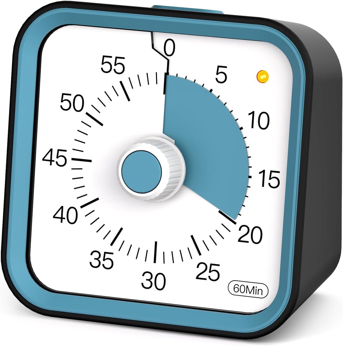 SnelShoppen - Visuele Timer voor Kinderen met Pauzefunctie - 60 Minuut Countdown-Timer voor Studie, Koken, Vergaderingen - Stil Tijdmanagement voor AD