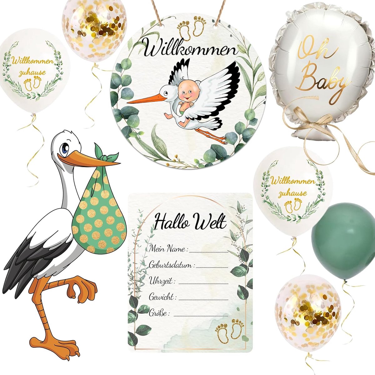 SnelShoppen - Luxe Baby Gift Sets - Compleet Cadeau voor Pasgeborenen - Inclusief Speelgoed, Kleding en Verzorgingsproducten - Perfect voor Babyshower