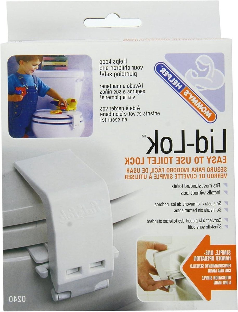 Toiletbril Sluiting - Kinderbeveiliging - Babykamer Veiligheid - Eenvoudige Installatie - Set van 2 - Wit