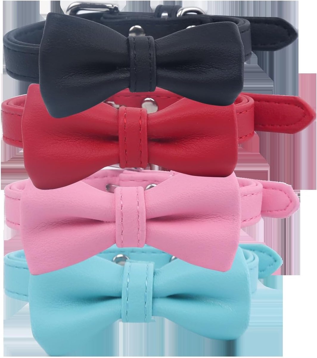 SnelShoppen - Robuuste Leer Hondenhalsband - Verstelbaar met Veiligheidssluiting - Ideaal voor Wandelen, Training en als Stijlvol Accessoire - Comfort