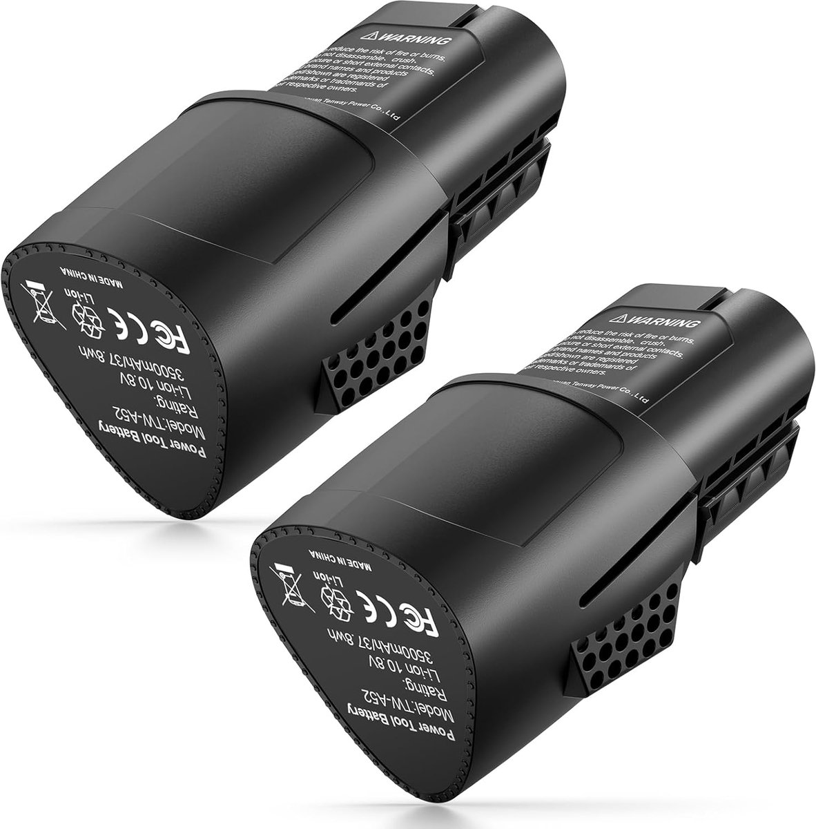 SnelShoppen - 2x 3500mAh Lithium-Ion Accu voor Kettingzaag en Heggenschaar - Vervangingsbatterij 10.8V voor Stihl GTA 26 HSA 26 AS2 - Duurzaam en Krac