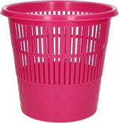 Roze vuilnisbak/prullenbak 20 liter - Voordelige huishoud prullenbakken/vuilnisbakken/afvalbakken