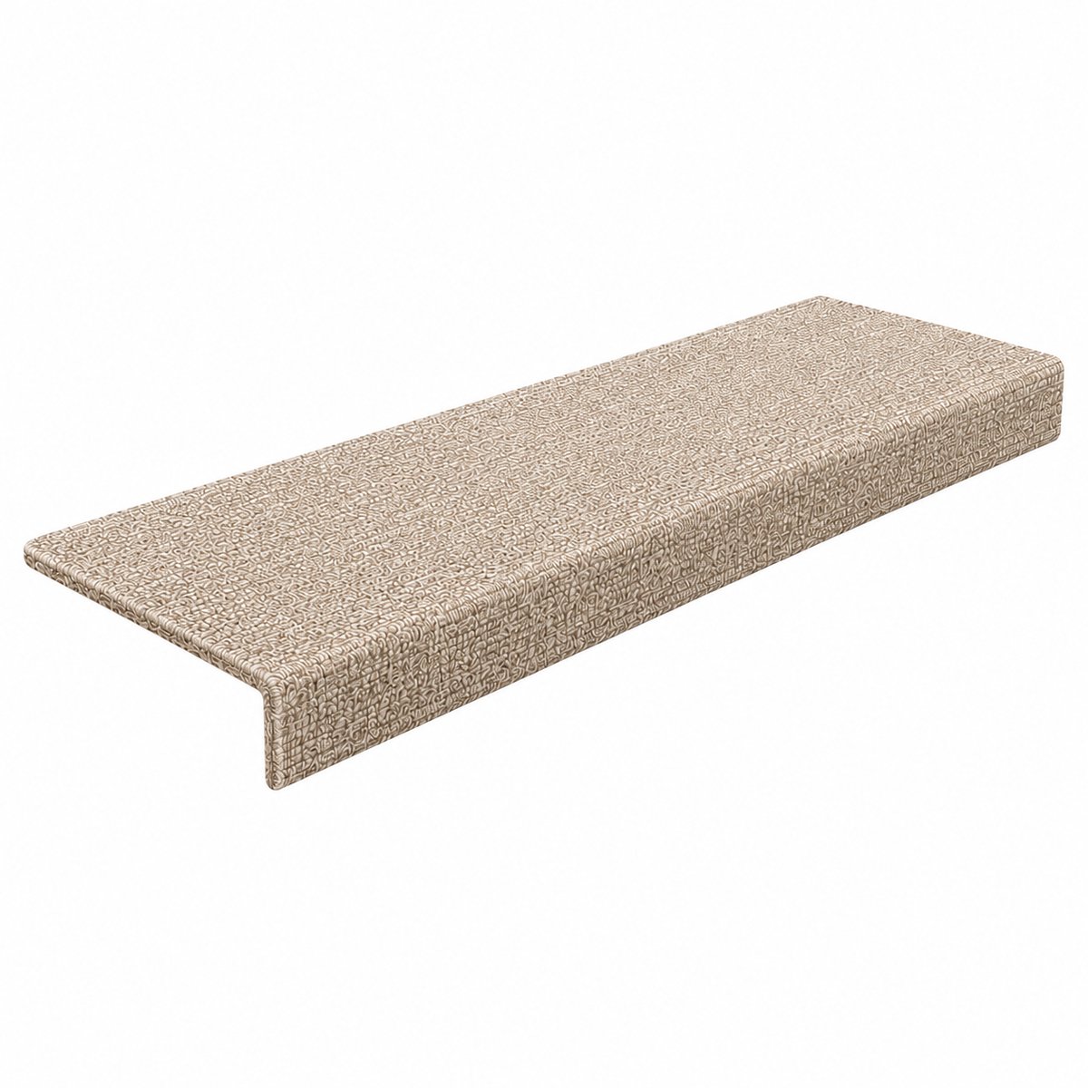 SOLEA Trapmatten Beige – Set van 13 Zelfklevende Traptreden Antislip – Trap Tapijt voor Binnen – Trapbescherming 55 x 24 cm