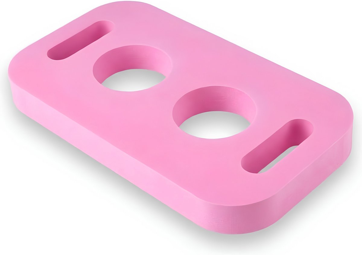 Roze Foam Zwemnoodle Connector – Water Noodle Accessoire met 2 Gaten – Pool Noodle Verbinder voor Zwembad, Drijfstoelen en Waterspelletjes
