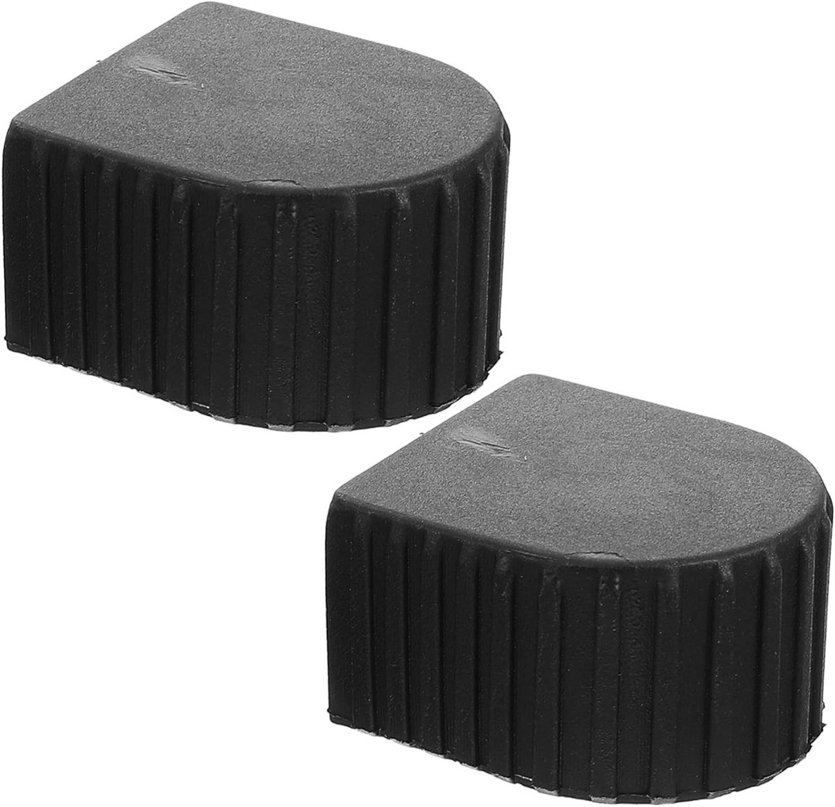 Ladder Caps - Ladder Stabiliser - Ladder Beschermen - Stabiele Ondersteuning - 5.5 x 4.5 x 2.9 cm - Zwart