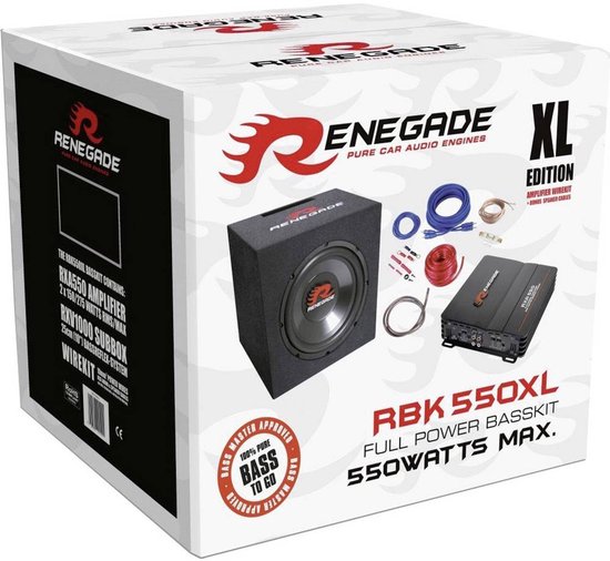 Renegade RBK550XL Car-HiFi-set van Merkloos — afbeelding 2