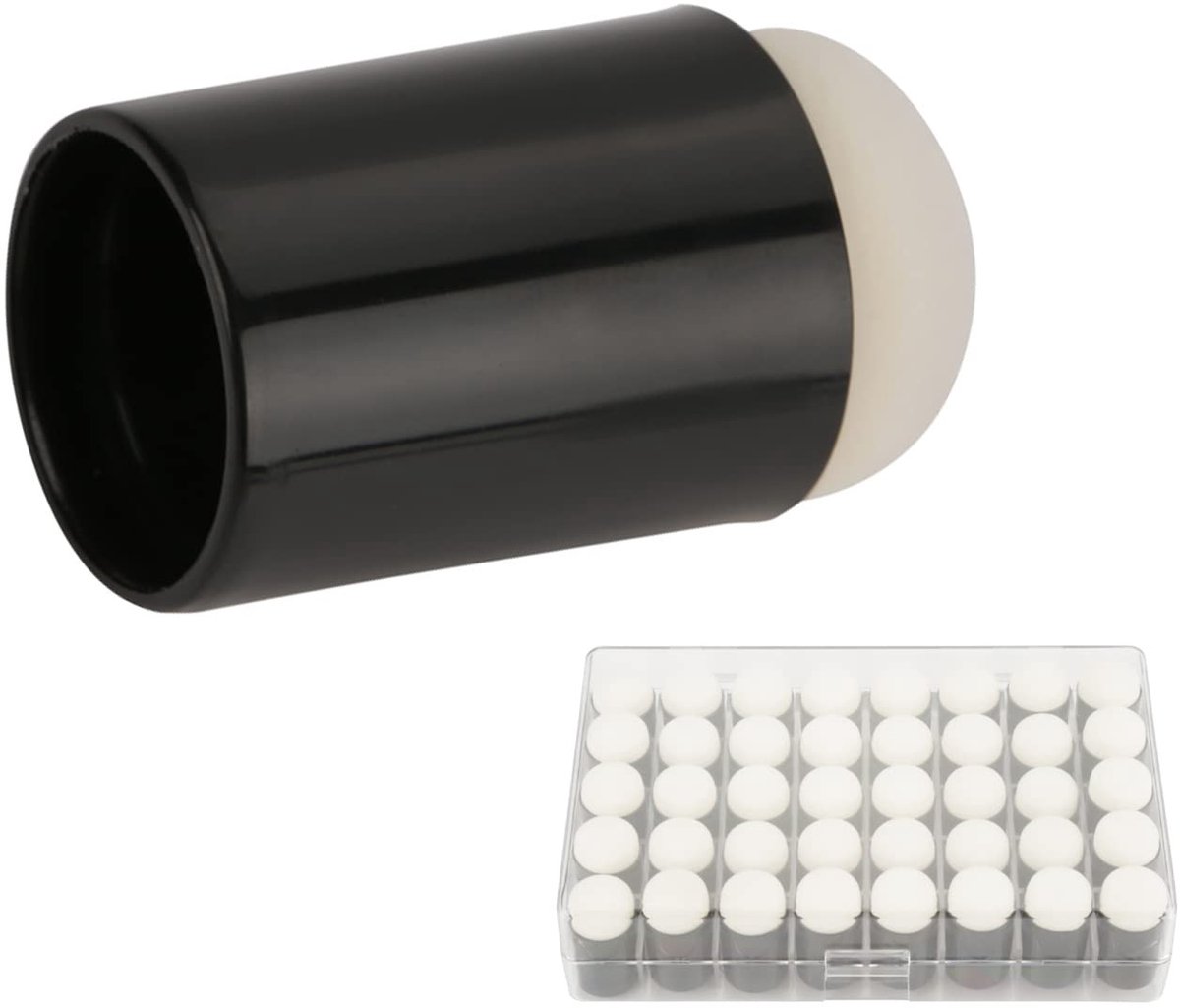 Dailygoods- Vingerverf Set 40 Stuks - Spons Daubers - Absorberende Kop - Ideaal voor Menging - Teken/Schildereffecten - Schoonmaakbaar - Sponsverf