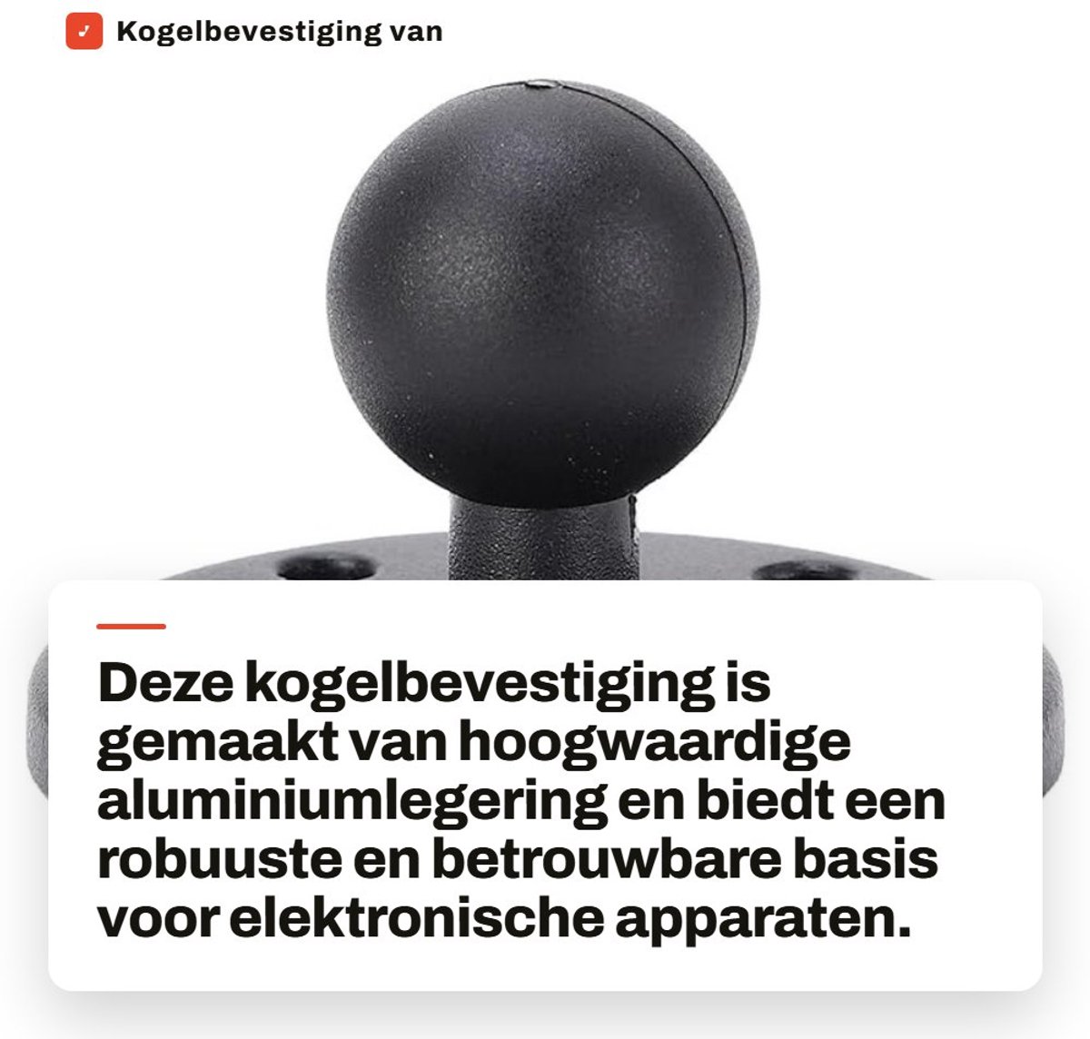 Dailygoods - Kogelbevestiging van Aluminium Legering voor Elektronische Montage