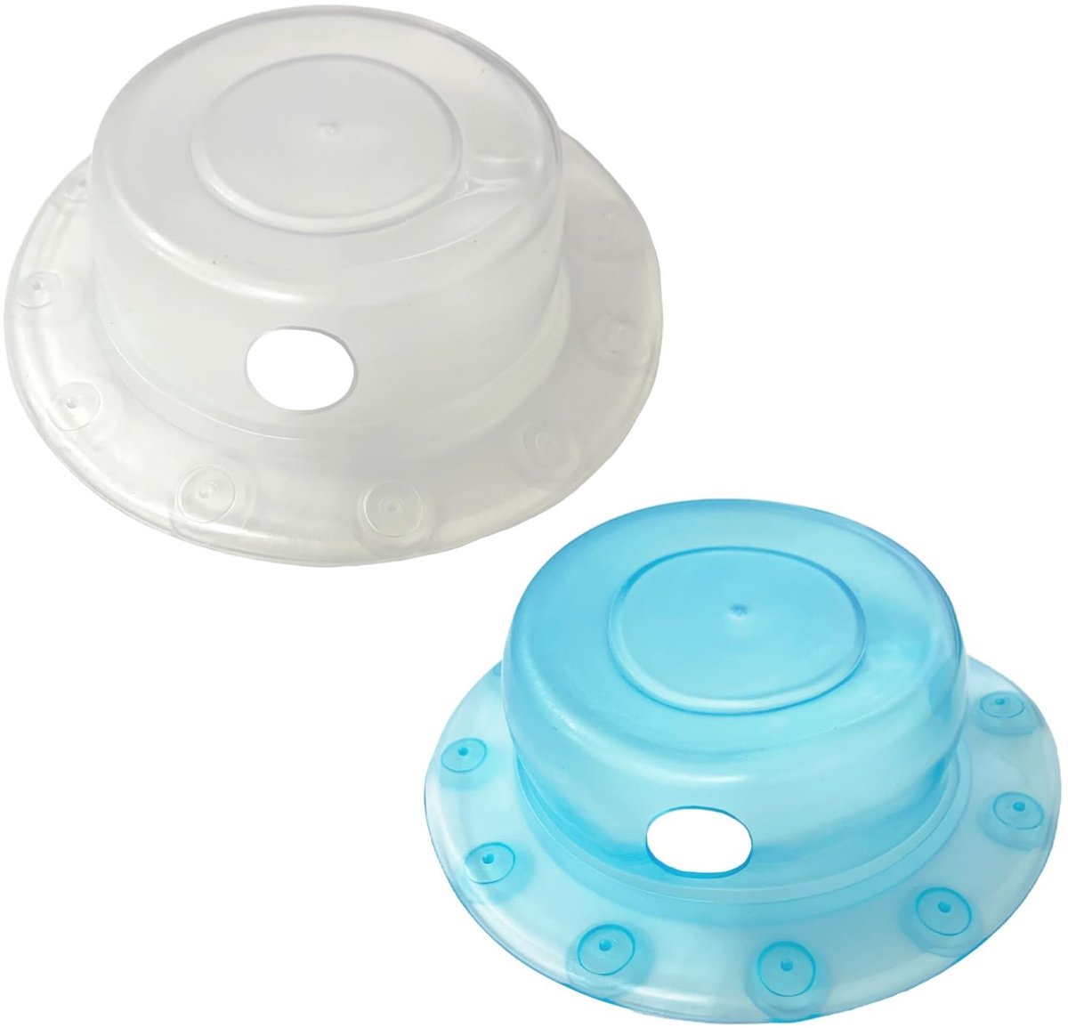 Dailygoods- Afvoerafdekking - Badkuip-overloopafdekking - Opvouwbare Gootsteenafdekking - 2 Stuks - Duurzaam PVC - Waterdicht en Slijtvast