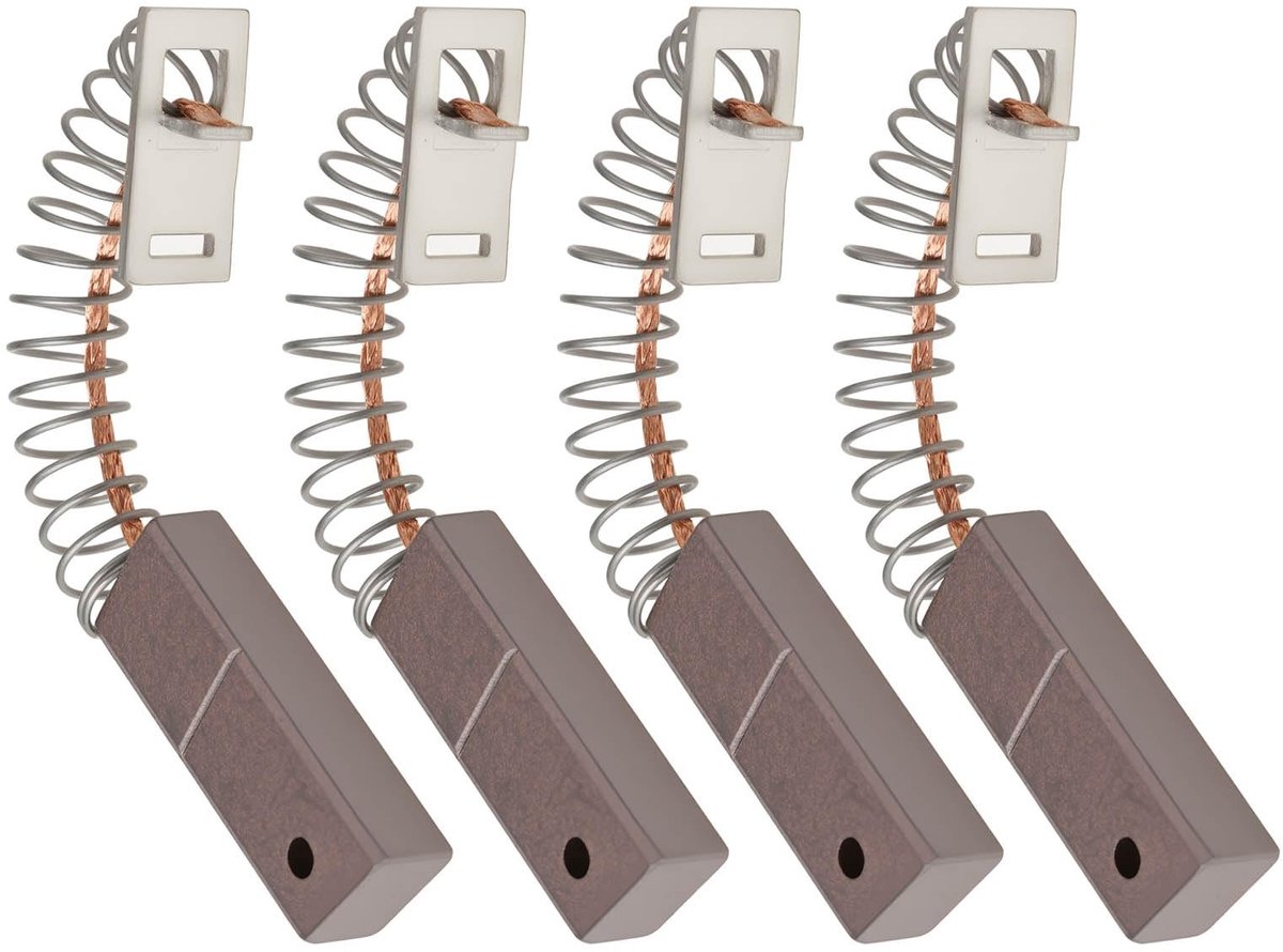 Dailygoods- Dynamo Borstel 4 Stuks - Vervang A647X50870 - Compatibel met Mitsubishi IR/IF - Hoogwaardig Metaal - Nauwkeurige Afmetingen 23x8x5mm - Duurzaam en Slijtvast - Borstelset
