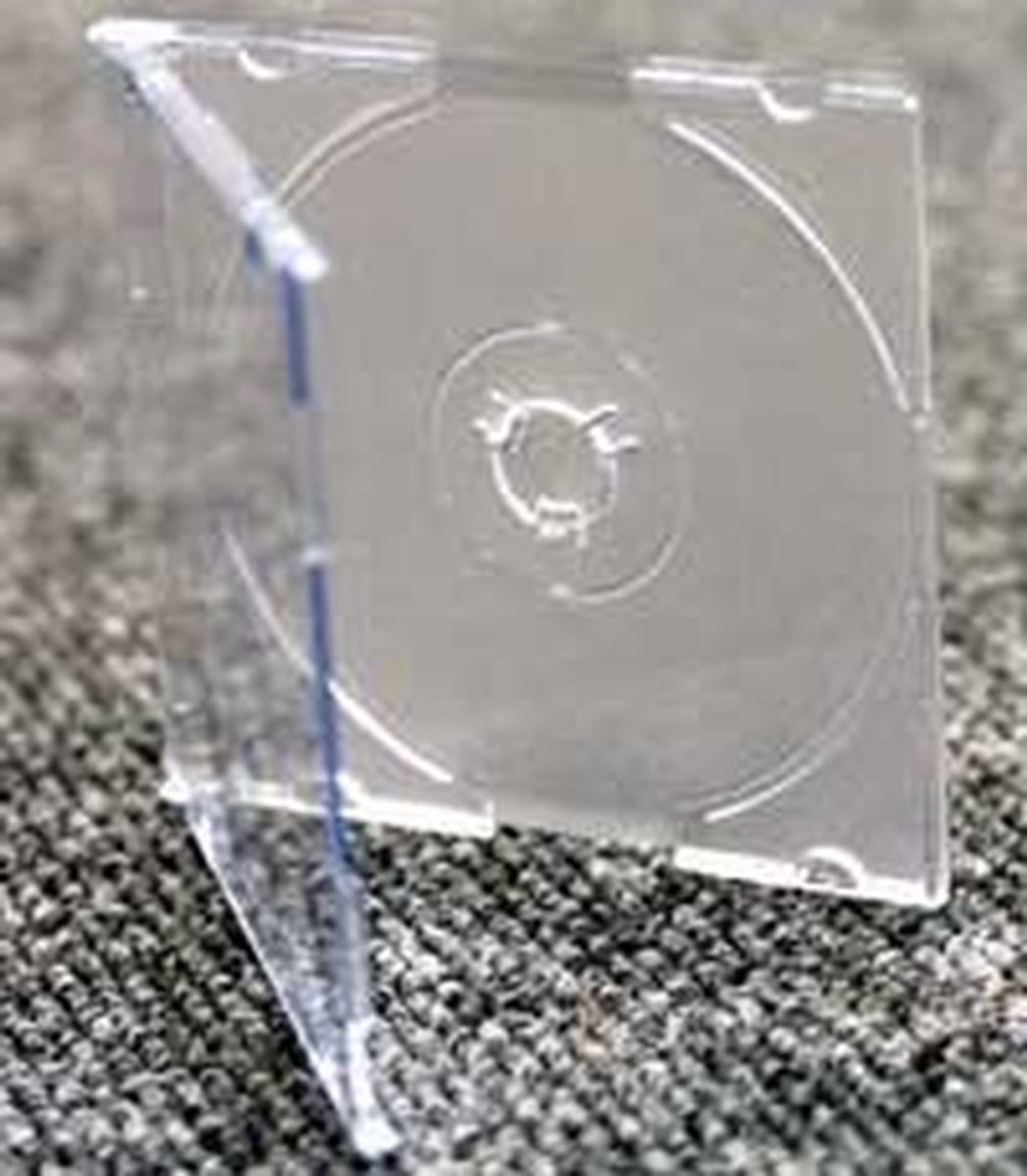 Dailygoods- Jewel Case Transparant - 25 Stuks - 8 cm Diameter - Dunne Hoesjes - CD/DVD Opbergsysteem - Kwaliteit Dragon Trading - Cd Hoes