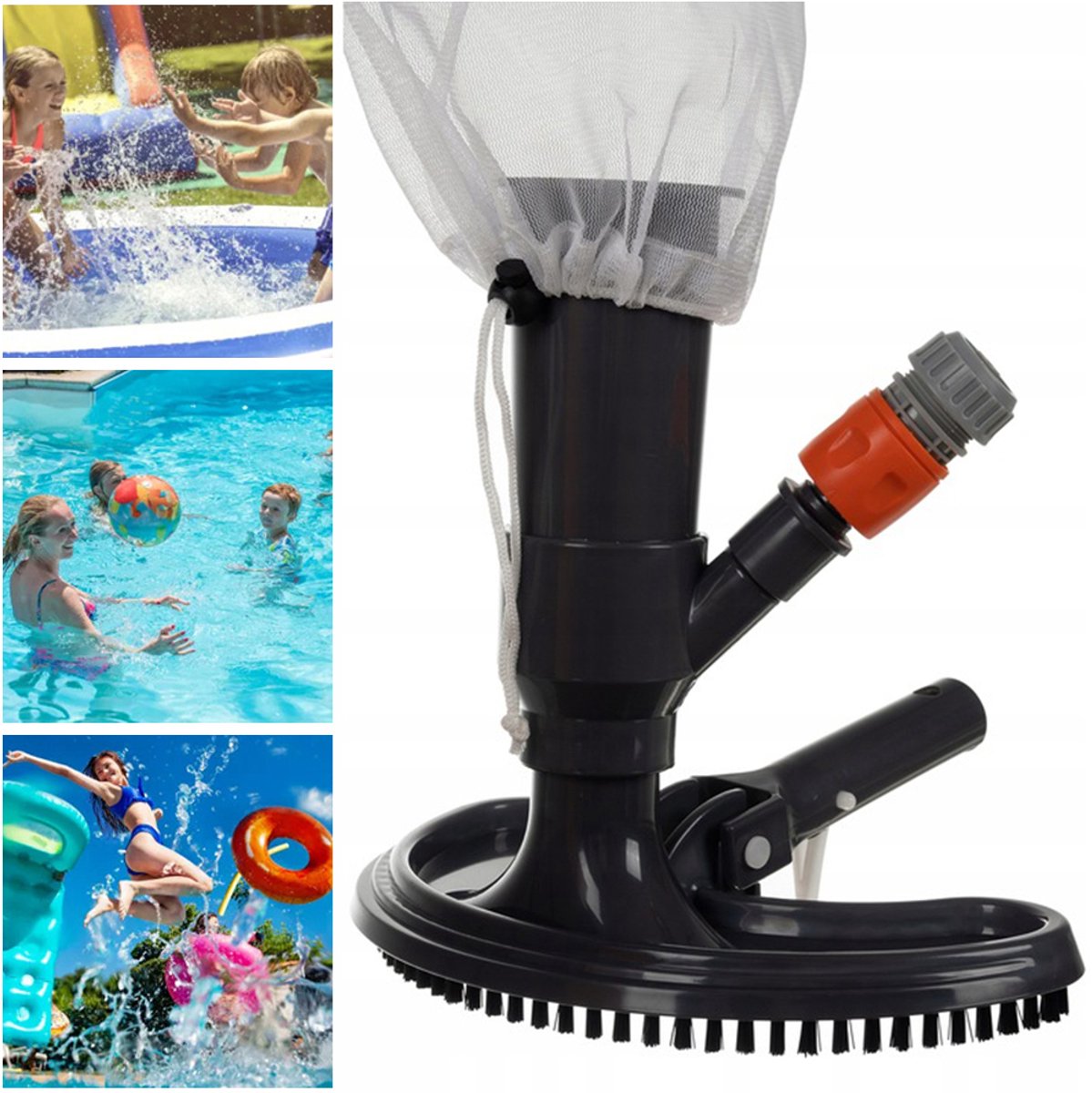 Zwembad- En Spa-Jetstofzuiger - Zwembadstofzuiger - Zwembadstofzuigerkop - Voor Bovengrondse/Opblaasbare Zwembaden/Jacuzzi's/Vijvers