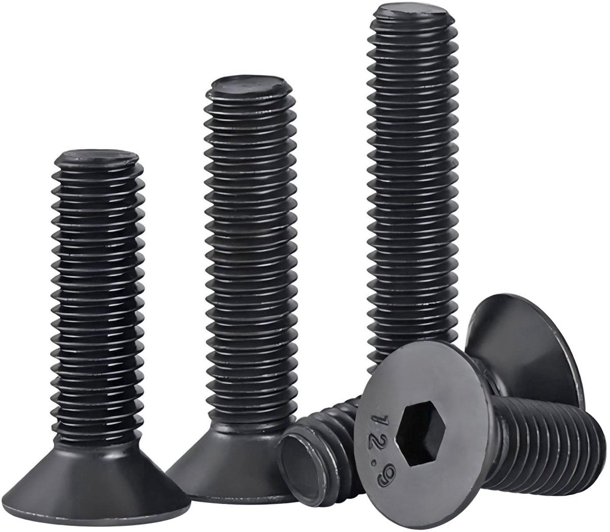 Dailygoods- Verzonken Schroeven Hoge Sterkte - Binnenzeskant - Kopschroeven - Koolstofstaal - 20 Stuks - Ideaal voor Meubels en Industrie