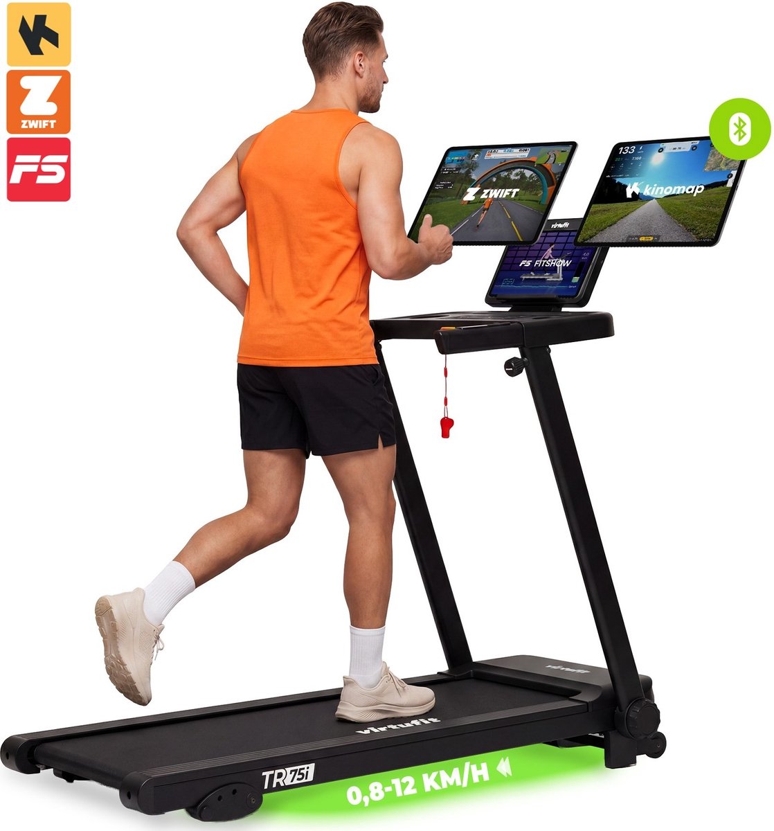VirtuFit TR75i Loopband - Tot 12 km/u - 24 Programma's